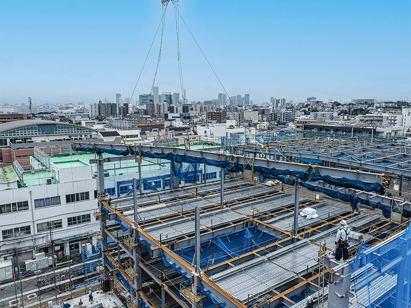 鉄骨工事・重量物据付工事