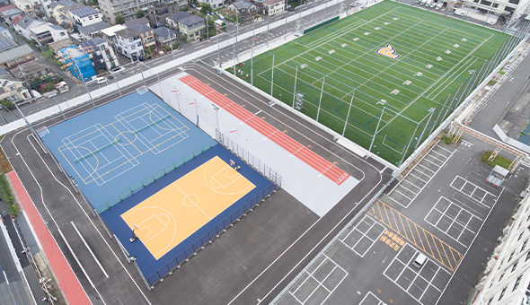 川崎富士通グランド整備工事
